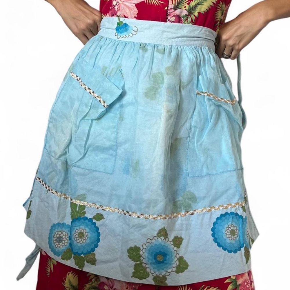 Floral Half Apron- OSFM